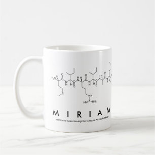 Miriam peptide name mug