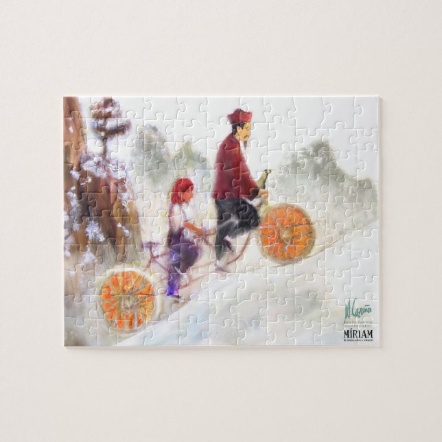 Miriam - tandem cycle with Liu Xiang Jigsaw Puzzle (Horizontal)