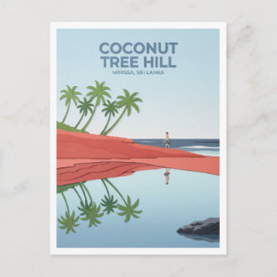 Mirissa Coconut Tree Hill Sri Lanka Travel Postcard