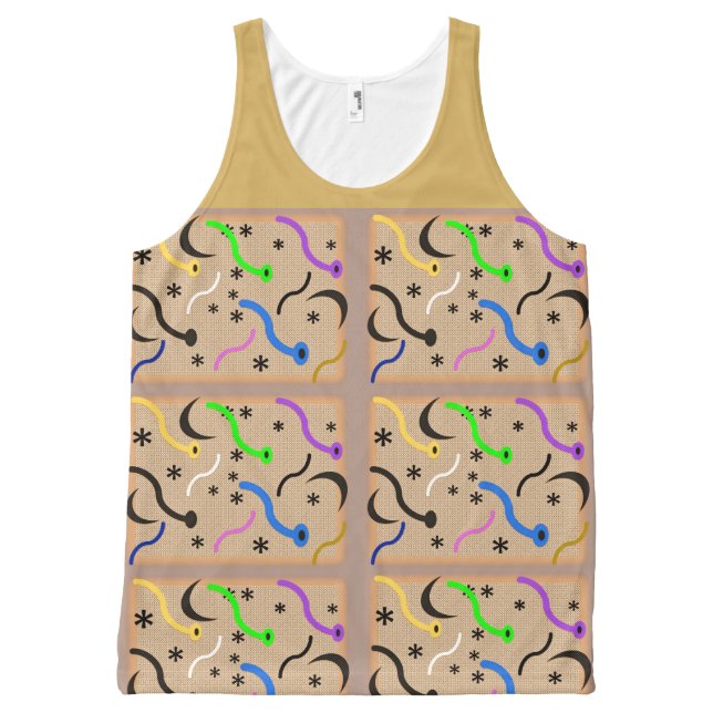 MIRO PRINT TANK, i Art & Designs, Cocuyo Art & Des All-Over Print Singlet (Front)