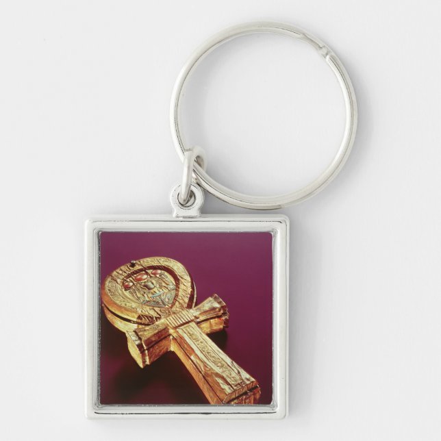 Mirror case in the form of an ankh 2 key ring (Front)