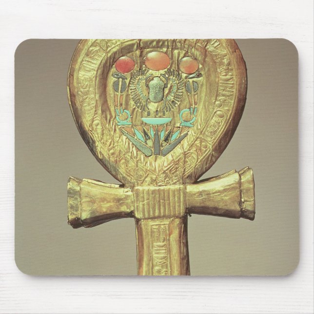 Mirror case in the form of an ankh mouse pad (Front)