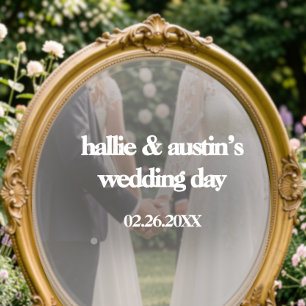 Mirror Decal - DIY Wedding Decoration