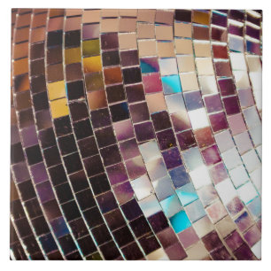 Mirror Disco Ball Ceramic Tile