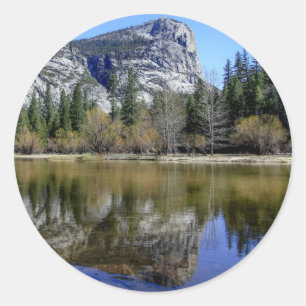 Mirror Lake Classic Round Sticker
