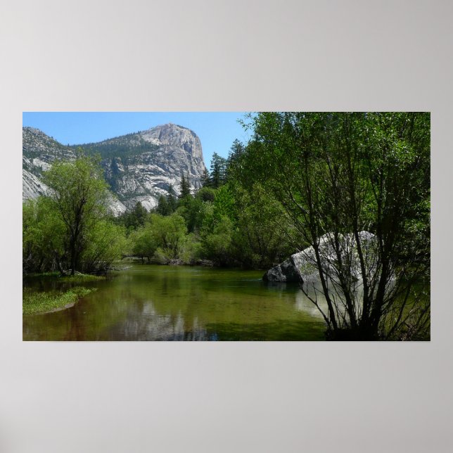 Mirror Lake I in Yosemite National Park Poster (Front)