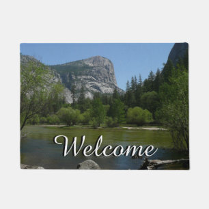 Mirror Lake II in Yosemite National Park Doormat
