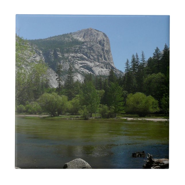 Mirror Lake II in Yosemite National Park Tile (Front)