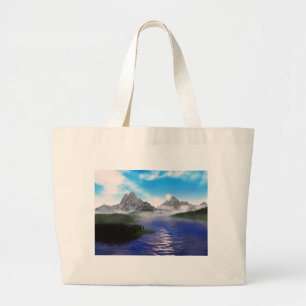 mirror lake large tote bag