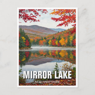 Mirror Lake New Hampshire Travel Postcard