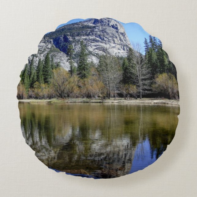 Mirror Lake Round Cushion (Front)