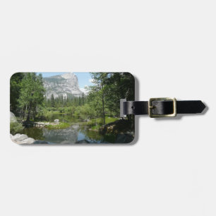 Mirror Lake View in Yosemite National Park Luggage Tag