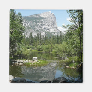 Mirror Lake View in Yosemite National Park Magnet