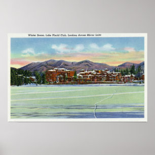 Mirror Lake View of the Lake Placid Club in Poster