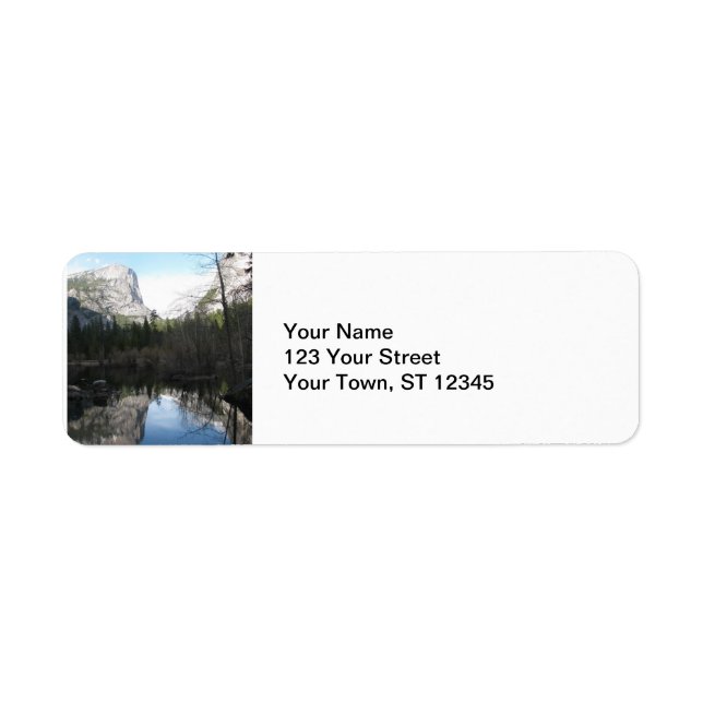Mirror Lake - Yosemite Return Address Label (Front)