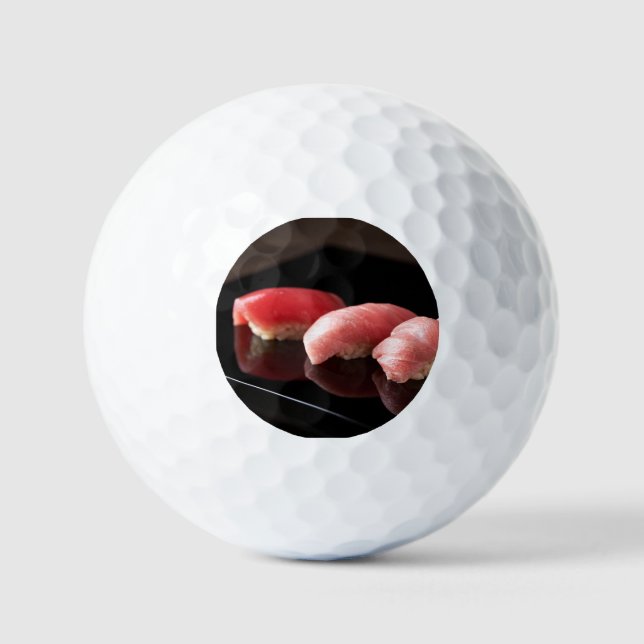 Mirror Maguro – Luxe Tuna Golf Ball (Front)