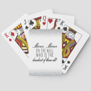 Mirror, Mirror on The Wall Playing Cards