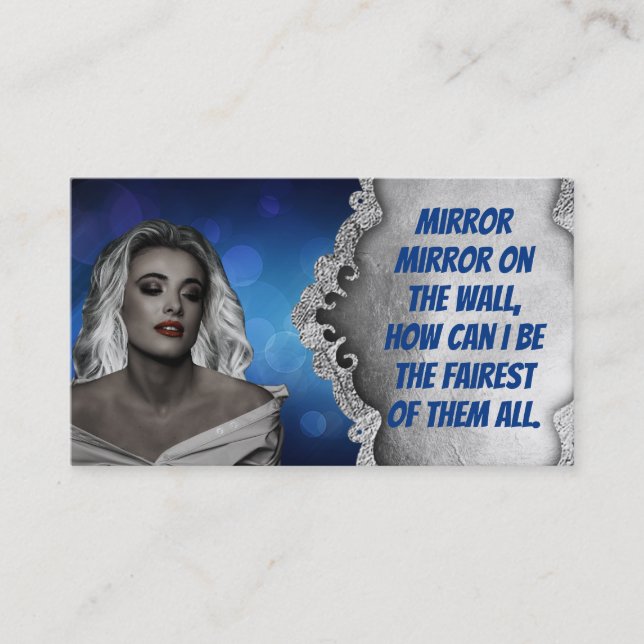 Mirror Mirror Salon Business Cards (Front)