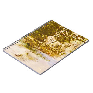 Mirror Water Gold Notebook