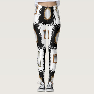 mirror white black leggings long teenager