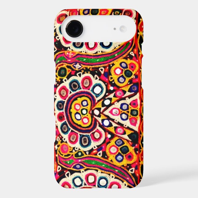 Mirror work embroidery design Case (Back)