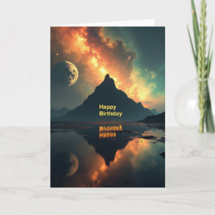 Mirrored Birthday Card