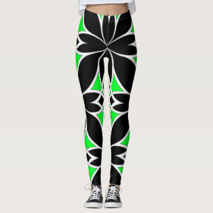 Mirrored Celtic ( Green ) Leggings