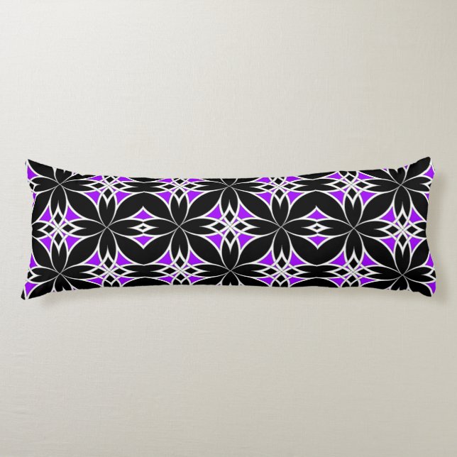 Mirrored Celtic ( Purple ) Body Cushion (Front)