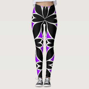 Mirrored Celtic ( Purple ) Leggings
