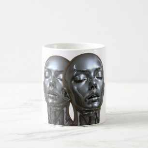 Mirrored Chrome Minds Coffee Mug