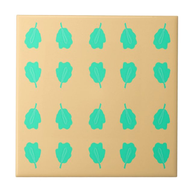 Mirrored design ceramic tile (Front)