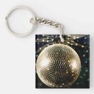 Mirrored Disco Ball 3 Key Ring