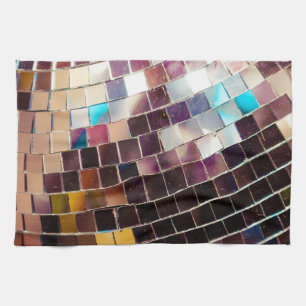 Mirrored Disco Ball Tea Towel