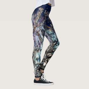Mirrored Dragon Reflection Leggings