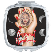 Mirrored Epiphanies Moon Phase Mirror