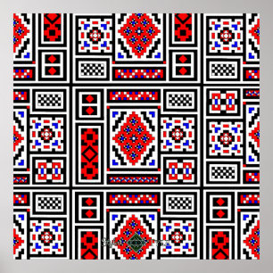 Mirrored Mosaic Poster