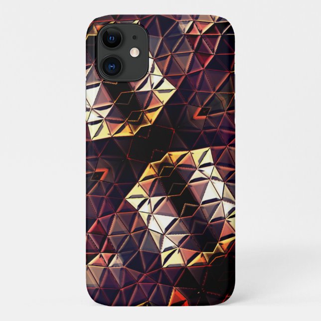 Mirroring of triangles generating strange shapes   Case-Mate iPhone case (Back)