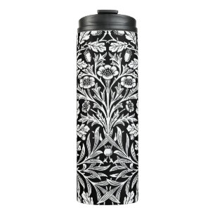 Mirrors's Acorns and Oak Leaves Black & White Thermal Tumbler