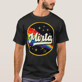 Mirta Rainbow In Space Vintage Style T-Shirt