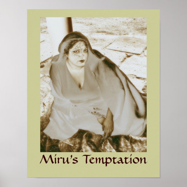 Miru's Temptation Poster Print (Front)