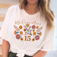 Mis Quince Anos Mexican Floral Western Birthday