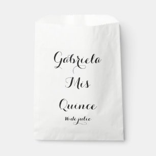 Mis Quince favour bags- Customise for your event Bag
