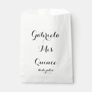 Mis Quince favour bags- Customise for your event Bag