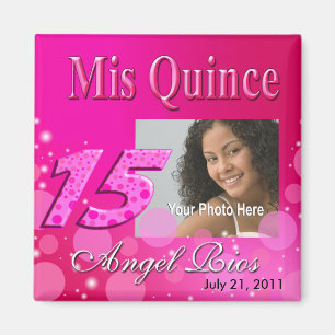 Mis Quince I Photo Party Magnet