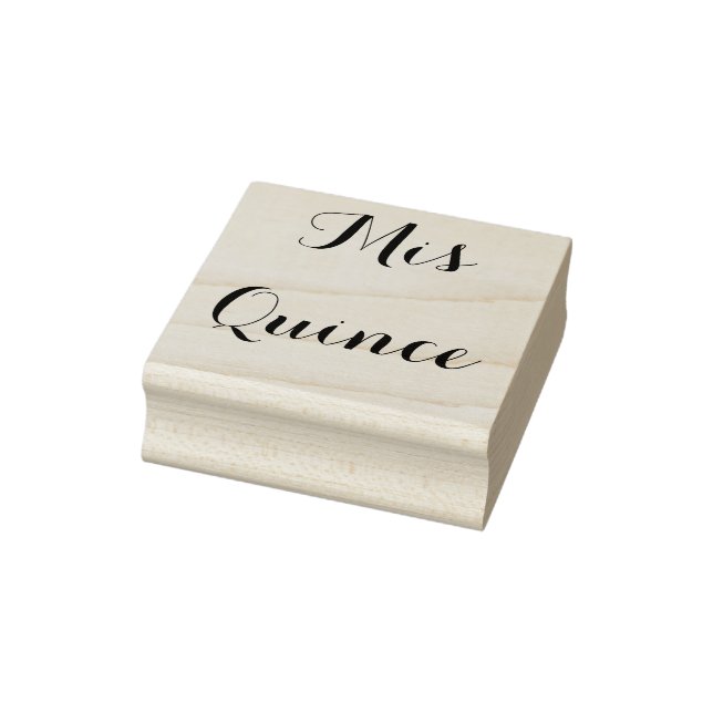Mis Quince - wood stamp (Stamp)