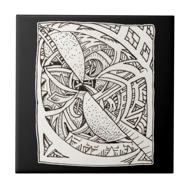 Mis-spliced Ceramic Tile (Front)