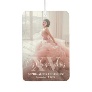 Mis XV Años Quinceañera 15th Birthday 2 Photo Car Air Freshener