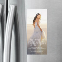 Mis XV Años Save the Date Chic Quinceañera Photo