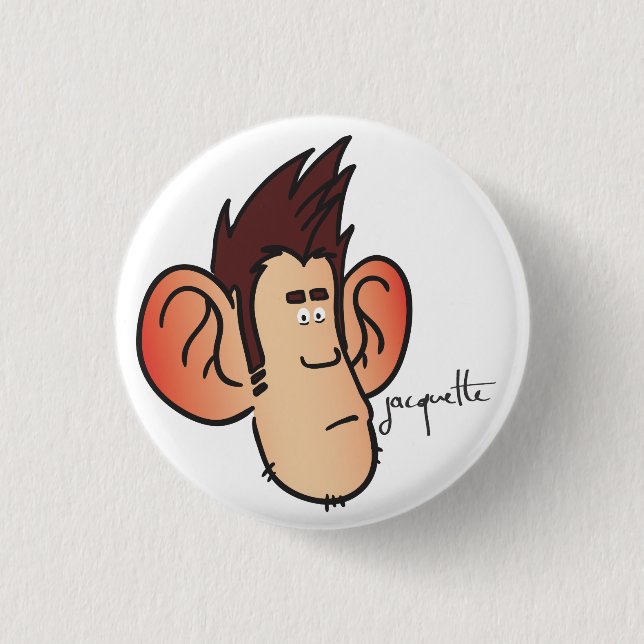 misadventure jacquette notes 3 cm round badge (Front)