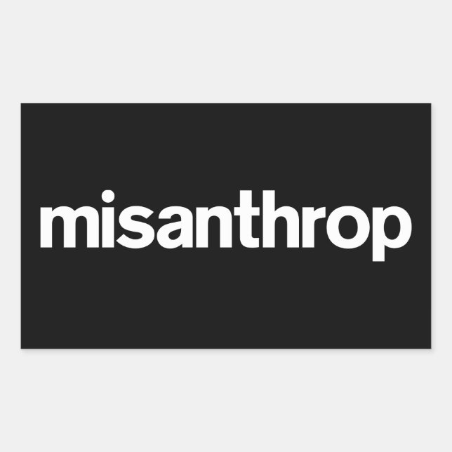Misanthrop Box Sticker (Front)